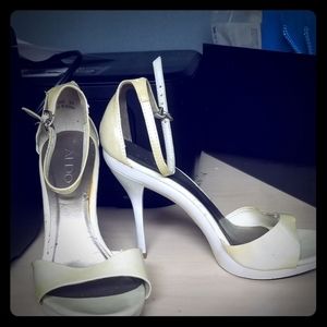 Aldo beige high heels sandals